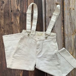 Zara Cream Kids Overalls